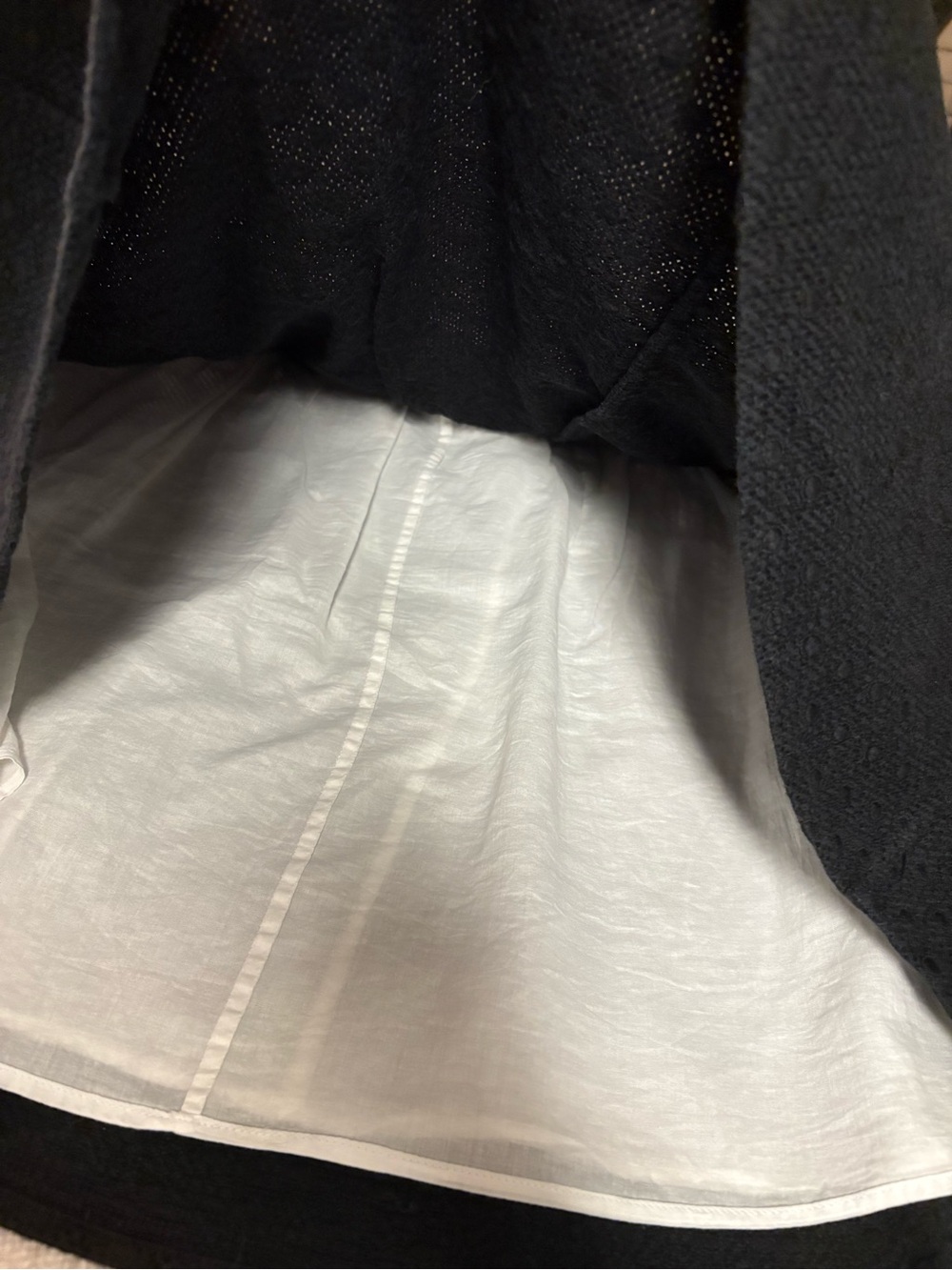 Adorable Classic Lined Black Women's Skirt Size 12P - Picture 13 of 14